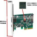 Desktop PCIe to USB 3.1 Type-c + Type A Port Adapter PCI-E to USB-C 10Gb thumbnail-3