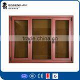 Rogenilan 45 Series Latest Design Wood Finish Tilt and Turn Aluminum Side Hung Window thumbnail-3