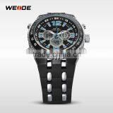 WEIDE New Black 3-window Display Multi-functional Mens Analog-digital Sport Watches Brand Watch Men Big Dial Waterproof WH1107 thumbnail-4