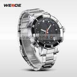 Weide Watches Men Military Wrist Watch Men Quartz Digital Stainless Steel Back Water Resistant Watches thumbnail-3
