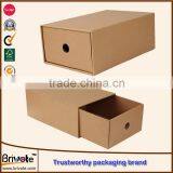 2015 Elegant Craft Shoebox/Kraft Shoe Box Manufacturer/Kraft Shoe Box Quality Choice