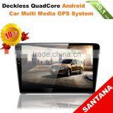 Android Car Dvd Radio Stereo With HD Touch Screen 1024x600 for NEW SANTANA A9 Chip Car Dvd WIFI 3G 16GB Flash 2013 2014 2015 thumbnail-3