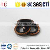 M18JB-FT-CU Standard Rubber Metal Brass Outer Cased Ring Joint Seal Spacer for FOTON thumbnail-1