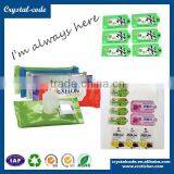 High Quality Resuable Waterproof Wet Wipes Label