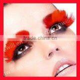 Fashion Crazy Red False Eyelashes Feather Eyelashes Cheap False Eyelashes Hot Sale thumbnail-1