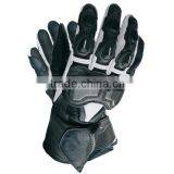 Black And White Color Racing Gloves thumbnail-1