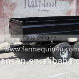 4Wheel Dump Trailer With Hydraulic Power Unit,self-dump Trailer,single Axle Trailer thumbnail-3