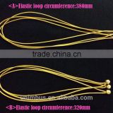 woven elastic cord with metal barb end/loop ball barbed cord/barbed cords for bracelets,barbed rope