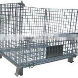 RH-C-E01 Heavy Duty Warehouse Storage Cage,Folding Steel Wire Mesh Cage thumbnail-1