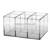 Transparent 6 Cells Acrylic Container Storage Boxes