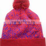 Custom Screen Print Beanie Hat Popular Style Skull Beanies Men And Women Winter Knit Cap Cuff Woven Label Patch or Leather Patch thumbnail-1