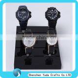 Black Watch Display Tray With Slots, Manafacture MDF Watch Stand With C Ring Holders thumbnail-2
