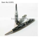 Customized brass usb pen driver with ball pen