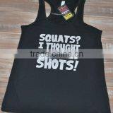 Customize gym stringer vest / tank top