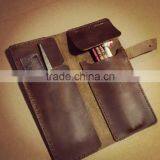 Boshiho New Arrival Genuine Leather Pen Holder Clip