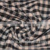 ZHENGSHENG Polyester/Rayon Blend Stretch Yarn Dyed Fabric With Checks Pattern For Winter Garment Twill Fabric