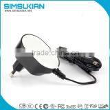 EU Plug 5v 1.2a Wall Mount Power Adapter 6w Series Energy Efficiency VI Adapter