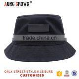 plain black bucket hats/cotton black bucket hats/black bucket hats