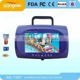 Portable DVD CD MP3 Boombox Player With USB/TV/FM thumbnail-3