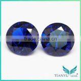 5mm Round Brilliant Cut Loose 114# Blue Wholesale Nano Spinel Beads Gemstone thumbnail-2