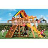 CE Happy Outdoor Wooden Swing for Children