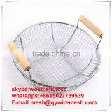 Wicker Storage Willow Baskets Iron Wire Basket thumbnail-3