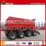 25ton 3axles Full Trailer Side Tipping Trailer thumbnail-2