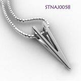 Custom 316 / 304 Stainless Steel Pendant Rose Gold / Black Plating thumbnail-5