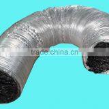 Hydroponics Diameter 4" 6" 8" 10" 12" 25ft Standard Double Layers Aluminium Flexible Air Vent Ducting Pipe With Black Inside thumbnail-3