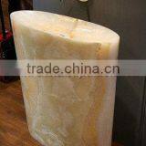 MODERN BRIGHT ONYX PEDESTALS SINKS AND BASINS thumbnail-3