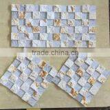 Yellow Marble Culture Stone Slate Tile for Wall thumbnail-3