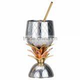 Copper Pineapple Mugs for Drinking Moscow Mule thumbnail-2