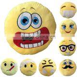 Whole Custom Made Cartoon Round Plush Emoji Pillows