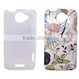 3D Full printed sublimation blank cell phone case for HTC ONE X