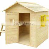 Kids Table Cubby House Set Wooden for Wholesale thumbnail-3
