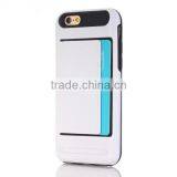 TPU + PC Combo Mobile Phone Case Cover With Card Slot for IPhone 7 thumbnail-2