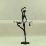 Dancing Metal Lady Sculpture & Statue thumbnail-1