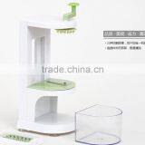 Tri-blade Plastic Spiral Vegetable Slicer Cutter and Peeler thumbnail-2