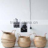 House Decorative Accessories, Decorative Seagrass Basket, Laundry Baskets thumbnail-4