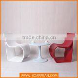 Indoor Furniture Modern Furniture Fiberglass Dining Chairs thumbnail-6