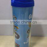 Hot Sale Plastic Double Wall Mug 350ml With Customized Logo thumbnail-1