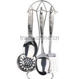 6pcs Stainless Steel Cookware Set,S/S Spatula-spoon-egg Rake-rack Set thumbnail-1