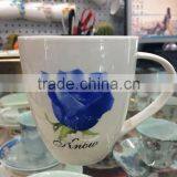 Red Blue Rose Classic Design Mug Cup