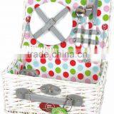 Wholesale Handmade Insulated Fast Food Picnic Basket Wicker thumbnail-3
