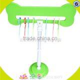 Wholesale Pink Cute Kids Wooden Doll Swing Toy Interesting Toddler Wooden Doll Swing Toy W08F023 thumbnail-6