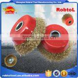 5" Steel Wire Cup Brush Wheel Twist Knot Crimped Bowl Disc Abrasive Round Grinding Cheaning Brush thumbnail-5