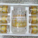 JK034 7pcs Glass Drinking Set With Deco thumbnail-4