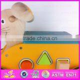 2015 Newly Cheap Kids Wooden Tricycle With Blocks,Lovely Rabbit Design Wooden Tricycle,Comfortable Safe Wooden Tricycle W16A018 thumbnail-6