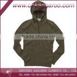 Mens Wool/acrylic Knitted Hoodie Sweater thumbnail-1