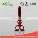 WCSC216 Premium Novelty Wholesale Soft Handle Colorful School Children Plastic Scissors With Funny Shape Stander thumbnail-2